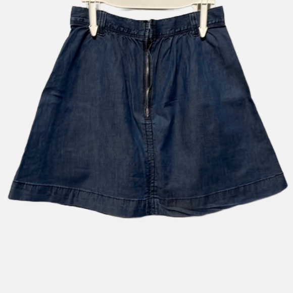 GAP 1969 Chambray Skirt Size 26/2 - Picture 5 of 8